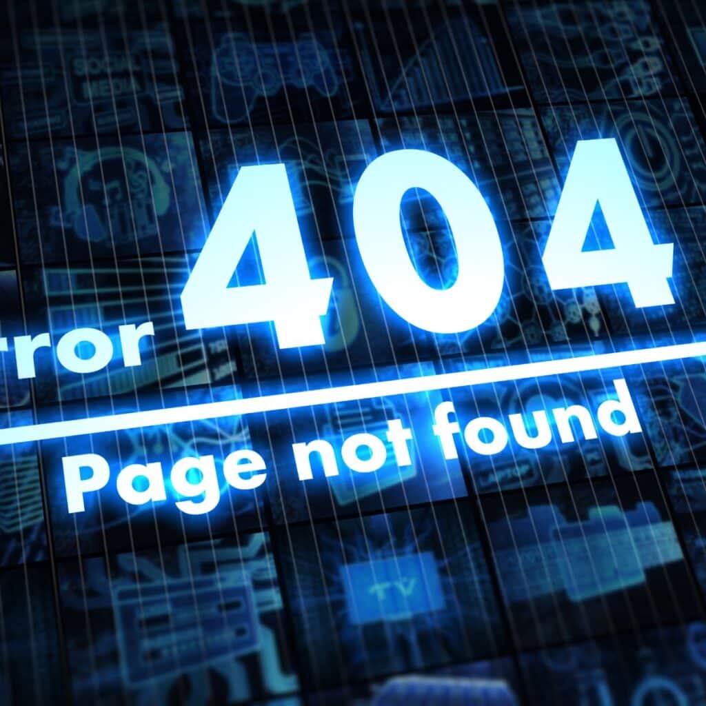 errore 404 pagina non trovota cos'è e come risolvere Ranking Road Italia