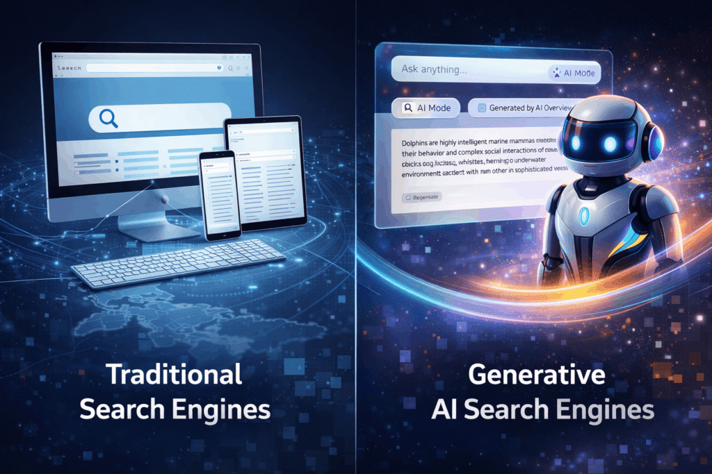 dai motori di ricerca classici ai motori di ricerca generativi