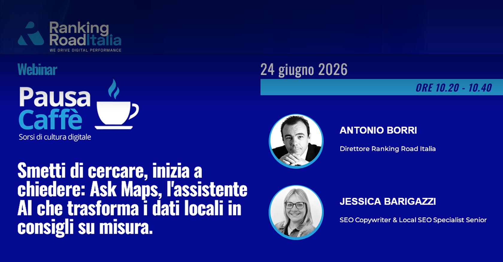 Pausa Caffe del 24.6.2026 - Ask Maps